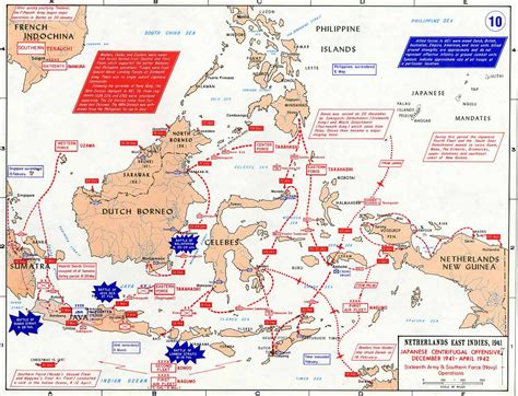 Map of WWII: The Dutch East Indies Dec 1941 - April 1942