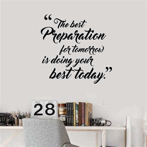 Vinyl Wall Decal Inspirational Quote Office Saying Motivation Decor St — Wallstickers4you