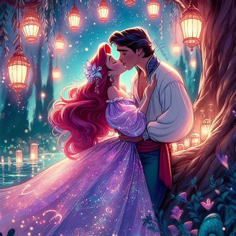 Ariel y Eric | Disney princess pictures, Disney movie art, Disney princess fan art