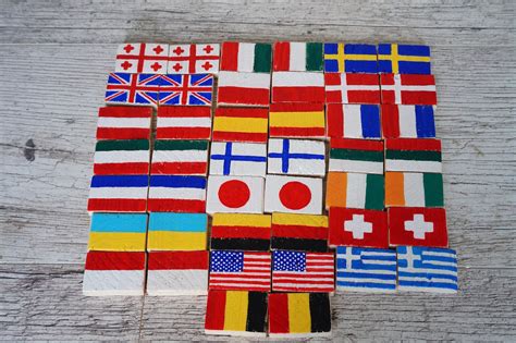 World flags game flags matching game classroom game family | Etsy