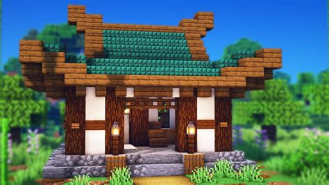 Minecraft: Japanese House Tutorial | How to Build a Japanese House - YouTube