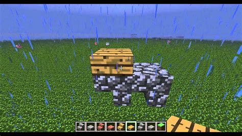 How to build a minecraft pig statue - YouTube