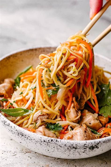 Make perfect Chicken Chow Mein at home and get all the delicious restaurant flavor you’d norma ...