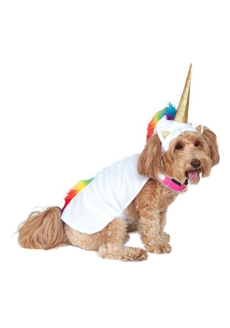 Unicorn Cape Light Up Collar Dog Costume