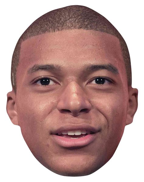 SM275 Kylian Mbappe Footballer Single Face Mask – Star Cutouts