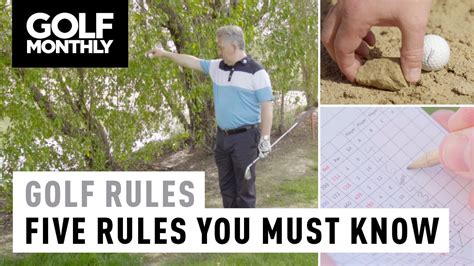 Golf Rules | The Five Rules You Need To Know | Golf Monthly - YouTube