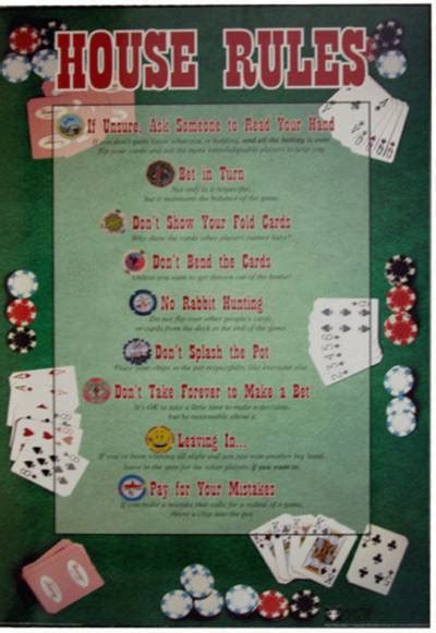 House Rules Poker - Pictures-Frames & More