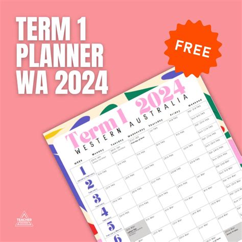 Free School Term Planner - Teacher Professional Development