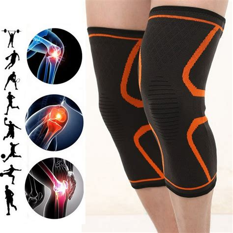 1 Pair Orthopaedic Heating Magnetic Knee Support Tourmaline Sprain Arthritis,Knee Sleeve ...