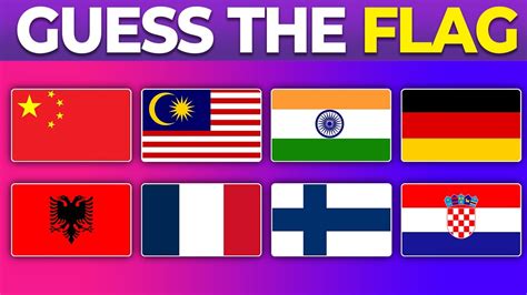 Guess All The National Flags | Guess 254 Flags In The World | The Ultimate Flag Quiz - YouTube