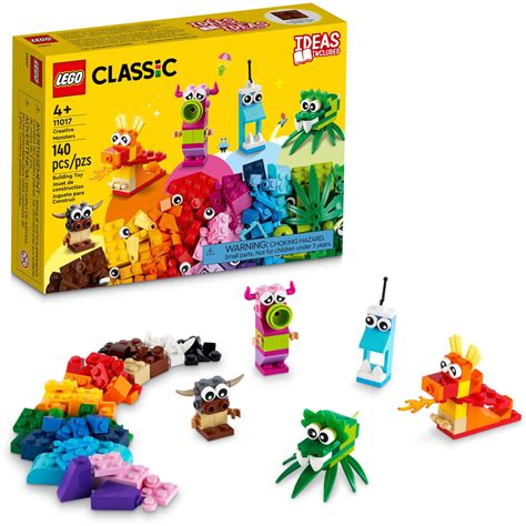 LEGO Classic Creative Monsters 11017 Building Kit with 5 Toys for Kids ...