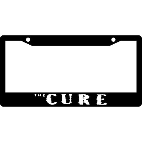 The Cure Band Logo License Plate Frame