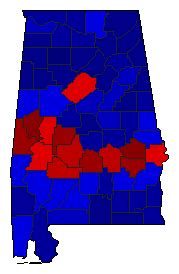 2020 Presidential General Election Results - Alabama