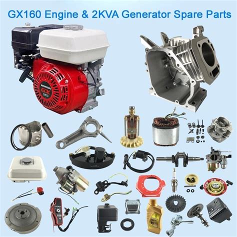 High Quality 2kVA Gx160 168f Power Engine Generator Carburator Spare Parts - Gasoline Generator ...