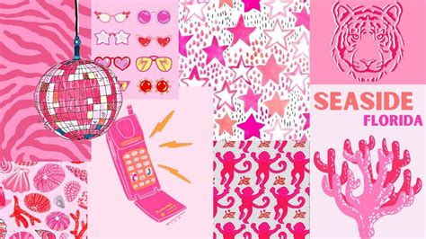 super fun preppy wallpaper!! #preppy #pink #wallpaper Pink Wallpaper Laptop, Cute Wallpapers For ...