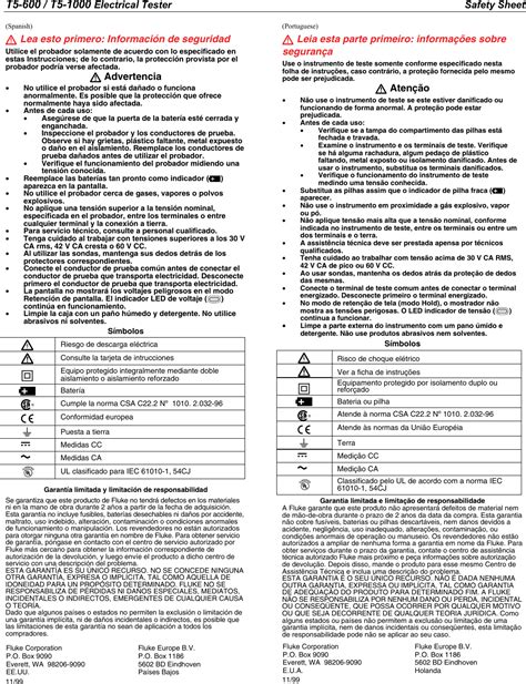 Fluke T5 1000 Users Manual