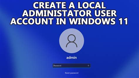 Create a Local Administrator User Account in Windows 11 ...