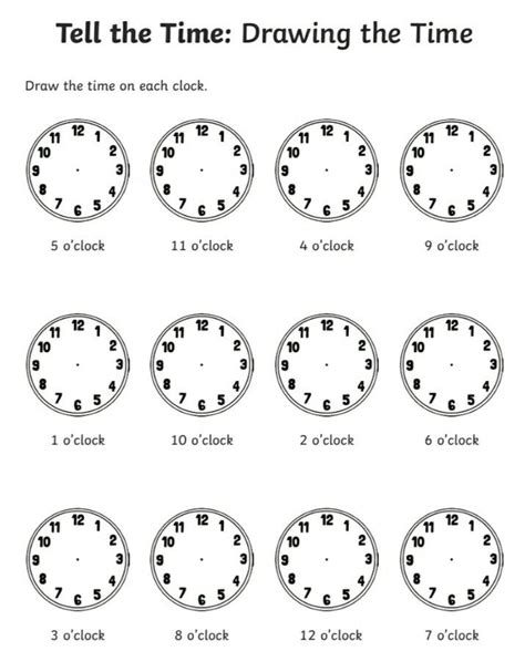 Learning, Writing, Drawing, Clocks, Printables, Activities, Home ...