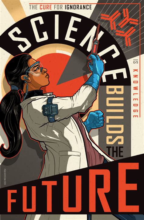 Science Builds The Future (Poster 6) – Sizer Design + Illustration