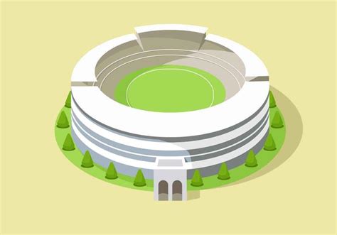 Cricket Stadium 463853 Vector Art at Vecteezy