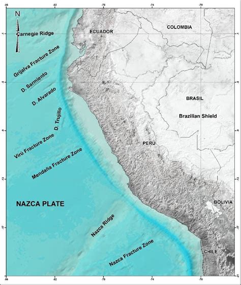 Tectonic structures of the Nazca Plate | Download Scientific Diagram