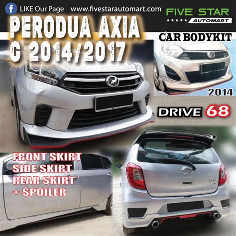 Perodua Axia Modified Bodykit / Perodua Axia Gear Up Bodykit Auto Accessories On Carousell ...