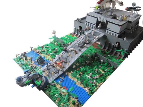 LEGO Star Wars The Clone Wars Clone Base on Kashyyyk (2.0) MOC | Lego ...