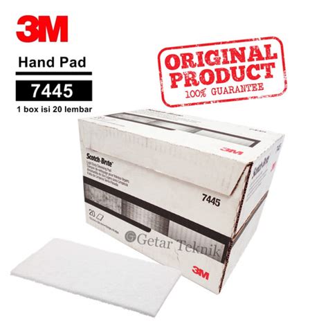 Jual 3M Scotch-Brite Light Cleansing Hand Pad 7445 6" x 9" isi 20 lembar - Kab. Bekasi - Getar ...