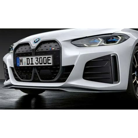 PaddleShifterz BMW M Performance Carbon fiber Front attachement spoiler i4 G26 Gran Coupe ...