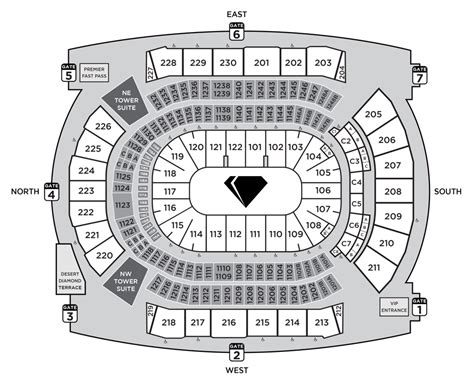 Seating Charts | Desert Diamond Arena | Desert Diamond Arena