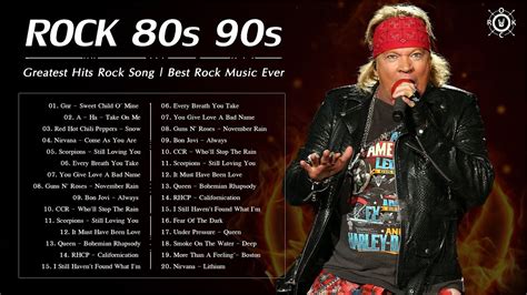 Rock 80s 90s | Greatest Hits Rock Songs | The Best Rock Music Songs Of 80s and 90s🍀 - YouTube