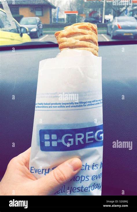 Greggs Vegan Sausage Roll Stock Photo - Alamy