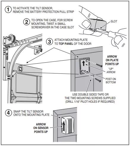 ADT Garage Door Tilt Sensor Replacement - Zions Security Alarms