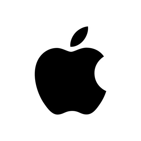 Black and White Apple Logo - LogoDix