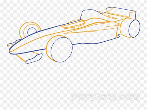 How To Draw A F1 Formula One Car Pop Path - Easy To Draw F1 Cars ...