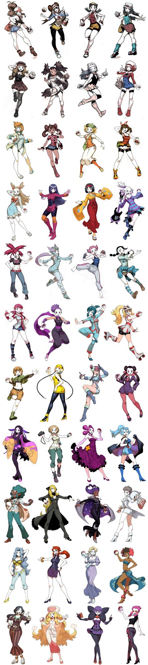 Female Pokemon gym leaders. | Pokemon gym leaders, Pokemon, Pokemon gym