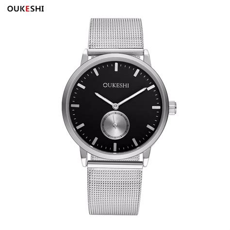 Ultra thin Watches Mesh Strap Watch Mens Watchs OUKESHI Top Brand ...