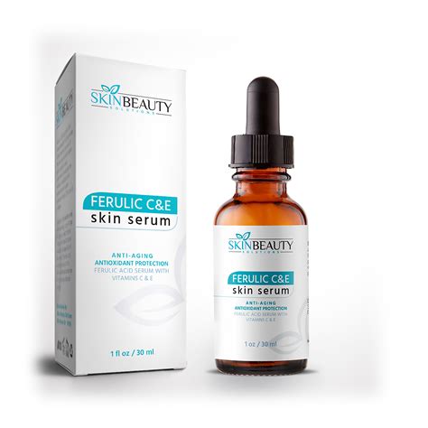 Ferulic Acid Serum CE+ Vitamin C & E Serum by Skin Beauty Solutions -Combination Antioxidant ...