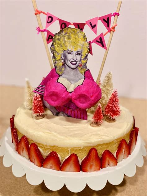 Dolly Parton Cake Topper | Dolly parton birthday, Whiskey cake, Red ...