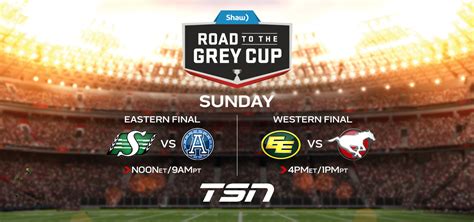 TSN’s Exclusive Live Coverage of the CFL PLAYOFFS Continues with the Eastern and Western Finals ...