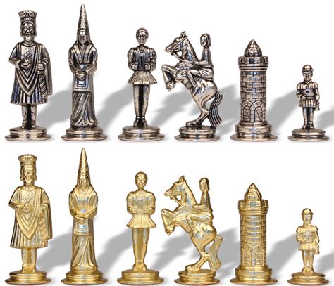 Metal Chess Pieces - The Chess Store