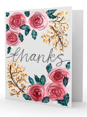 Thanks Card – Nancy Rose