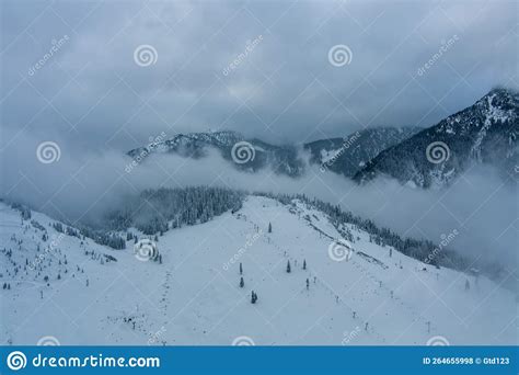 Aerial View of the Summit at Snoqualmie in December of 2022 Stock Photo - Image of snow, summit ...