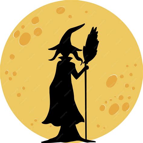 Premium Vector | Halloween moon silhouette