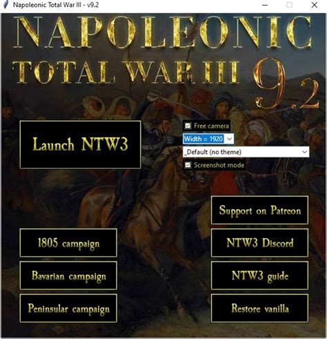 NTW3 9.3 patch image - Napoleonic Total War 3 mod for Napoleon: Total ...