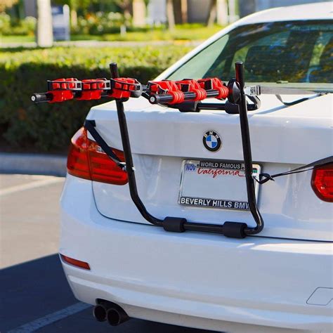 Sporting Goods 3 Bike Trunk-Mount Portable Bicycle Carrier Rack ...