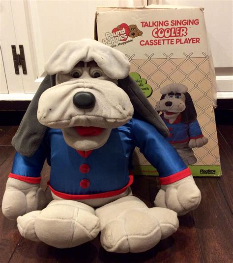 RARE 1986 Pound Puppies "Cooler" Animated Plush IOB by Tonka, Singing Pound Puppy, Talking Pound ...