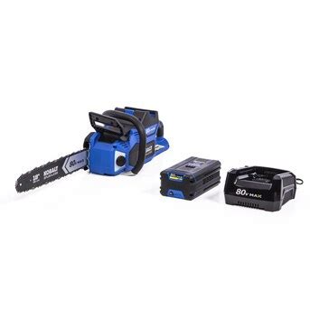 Kobalt 80-volt 18-in Brushless Battery Chainsaw 4 Ah (Battery and Charger Included) in the ...