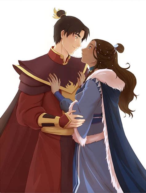 Prince Zuko the Fire Lord and his Queen Katara from Avatar The Last Airbender | Avatar zuko ...