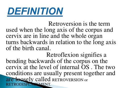 Retro-version of uterus